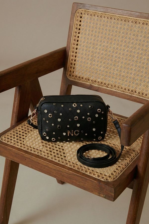 Bandolera elegante para otoño invierno negro