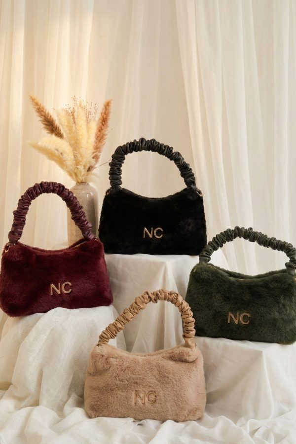 Bolso baguette con correa bandolera cruzada en cuatro colores