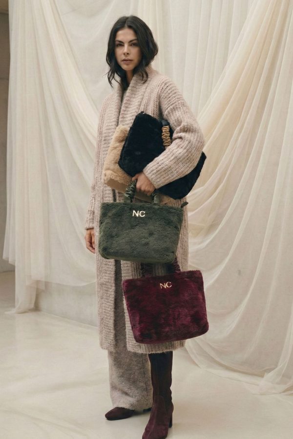 Bolso de pelo elegante para mujer