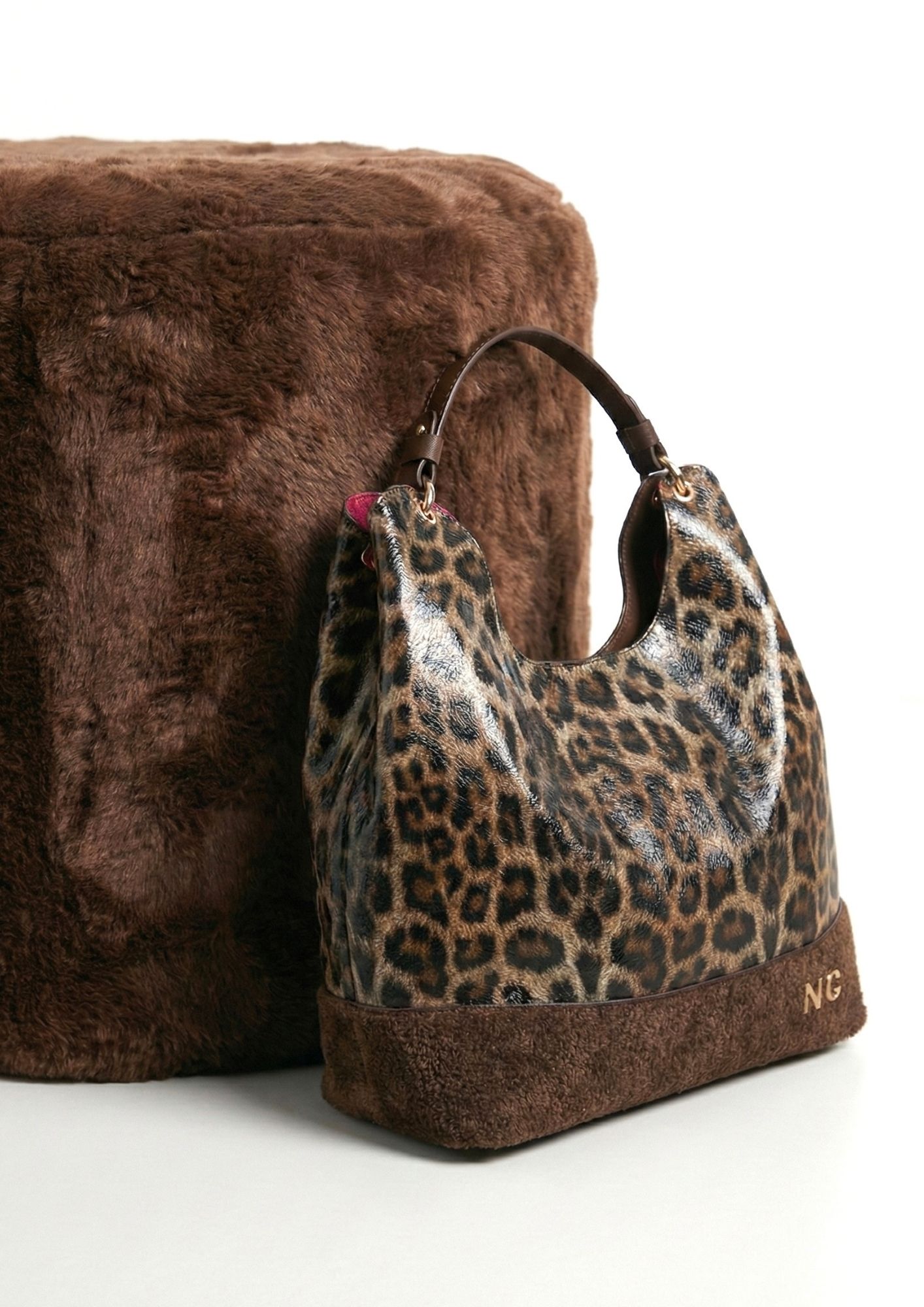 Colección leopardo NOCO bolso hobo Bolso moderno animal print mujer