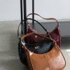 Bolso góndola bimaterial para mujer tres colores