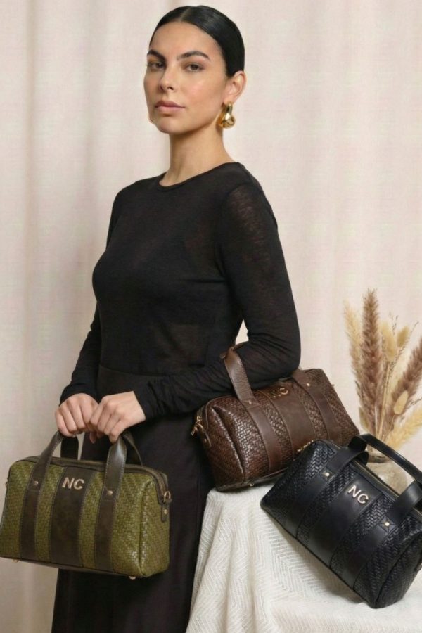 Bolso elegante con gran apertura