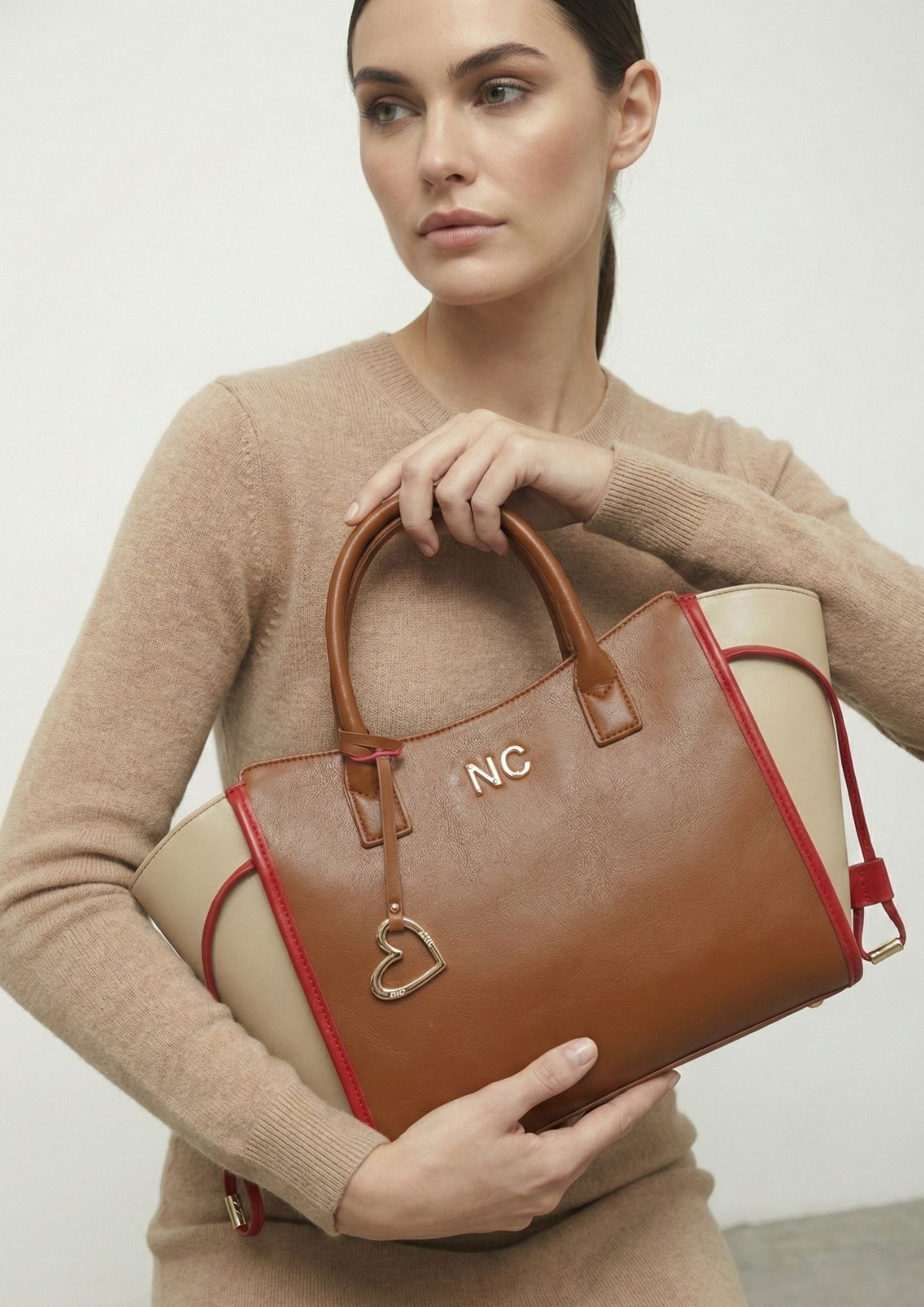 Shopper tricolor para mujer Diseño sofisticado shopper NOCO