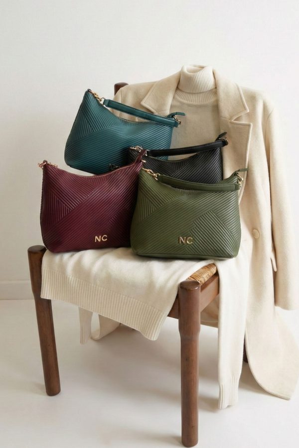 Bolso hobo grabado para mujer