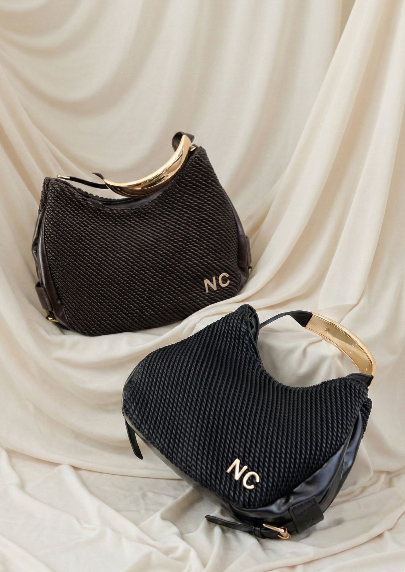 Bolso pequeño texturizado NOCO Bolso góndola suave para mujer
