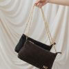 Bolso baguette suave para mujer