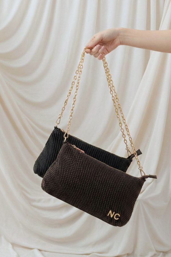 Bolso baguette suave para mujer