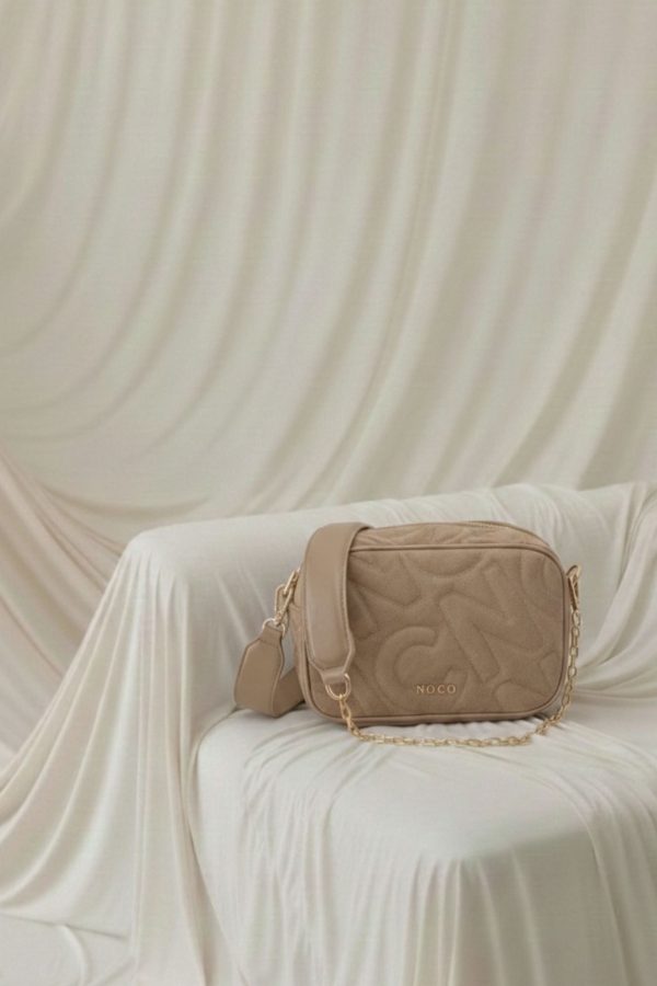 Bolso cómodo y elegante para diario beige