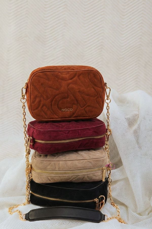 Bandolera antelina para mujer