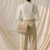 Bolso amplio efecto antelina suave