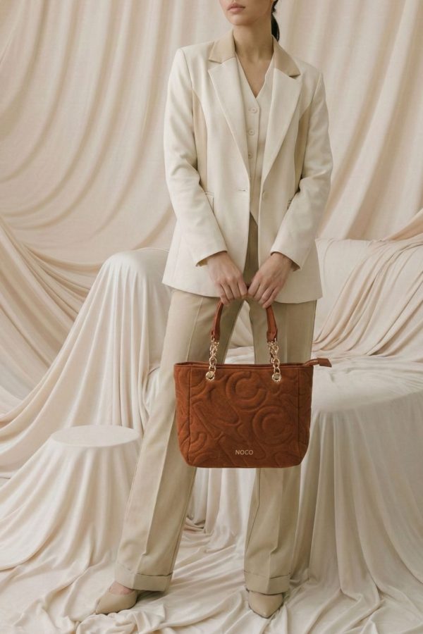 Mini tote suave efecto antelina NOCO