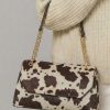Bandolera animal print vaca para mujer