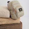 Mochila acolchada ultraligera para mujer beige