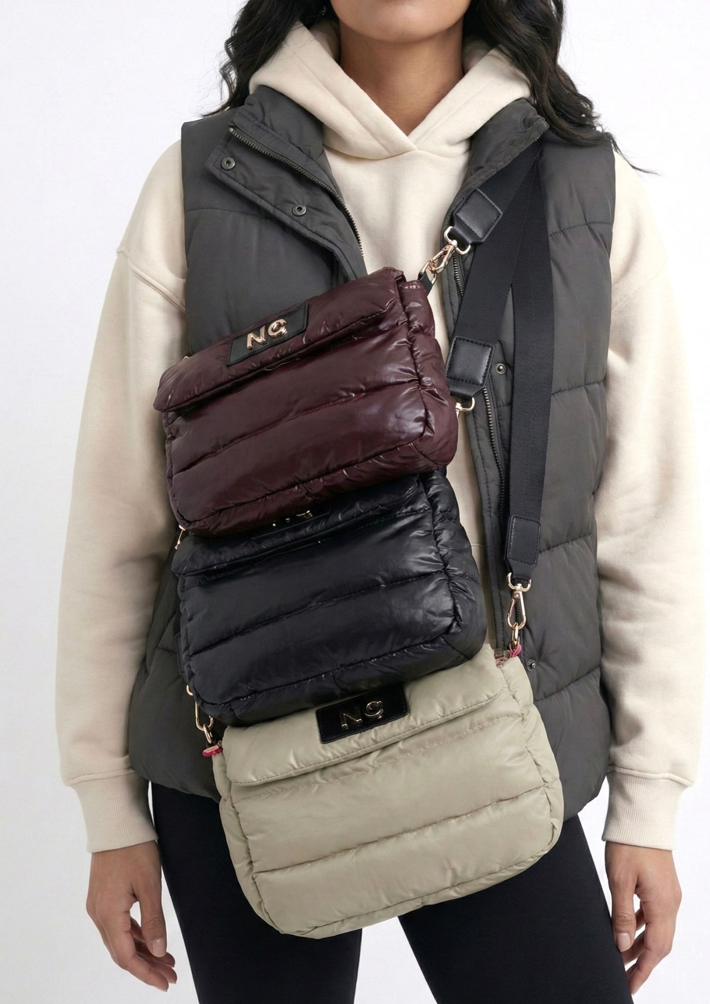 Bolso moderno impermeable para diario Bandolera amplia y cómoda mujer