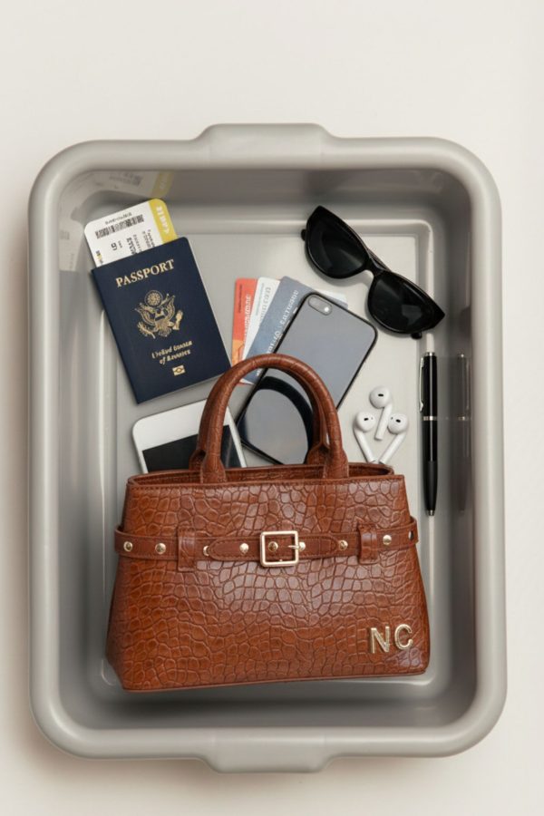 Mini tote con correa bandolera mujer