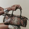 Baguette estampado serpiente NOCO marron noco