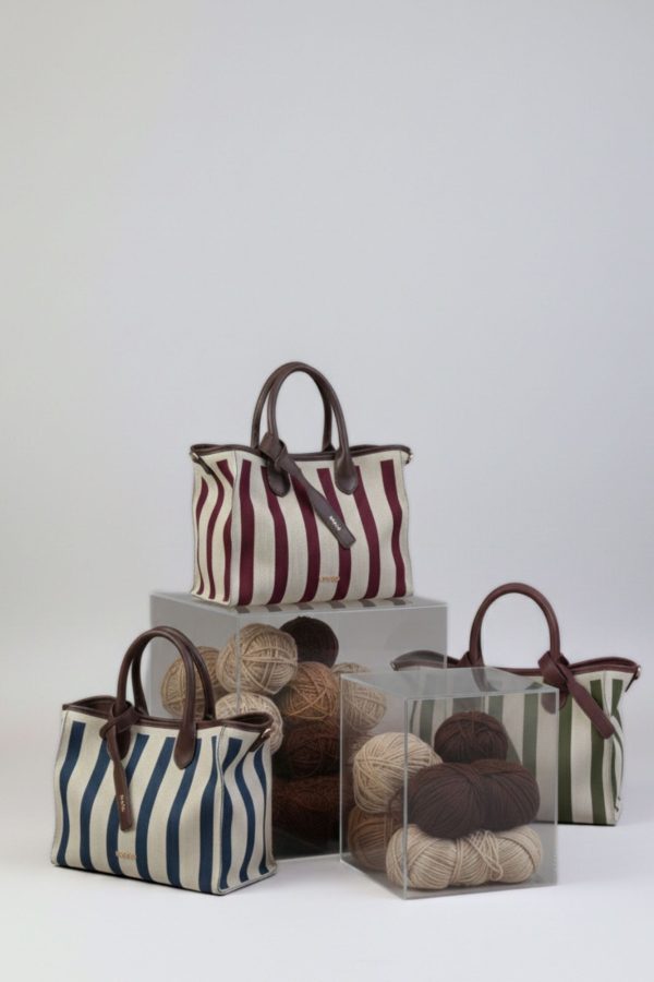 Bolso tejido knit estructurado NOCO en tres colores