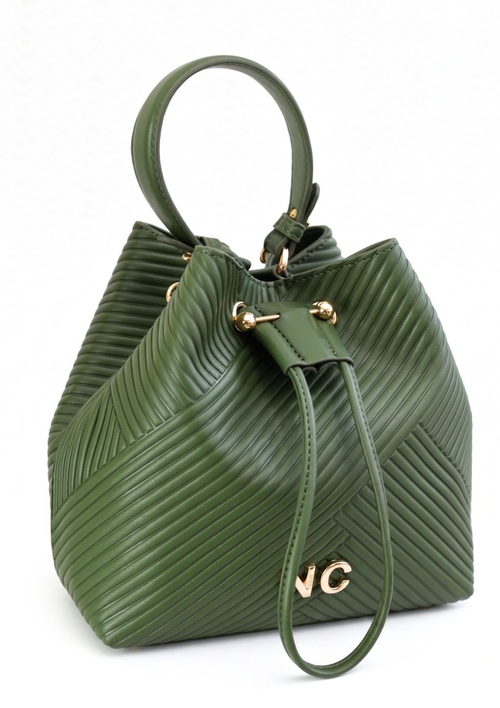 Diseño elegante bolso NOCO mujer Vista frontal bolso bombonera grabado verde