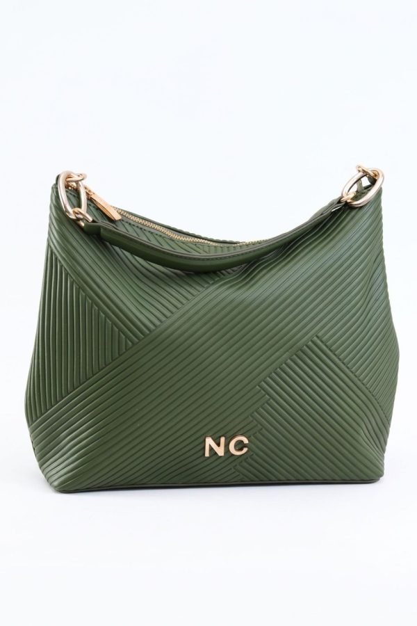Bolso sofisticado fondo de armario verde
