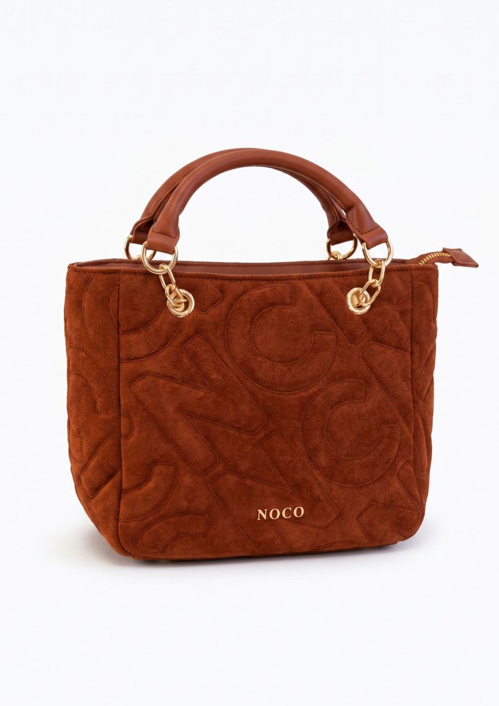 Mini tote antelina para mujer NOCO Bolso caldera pequeño y cómodo