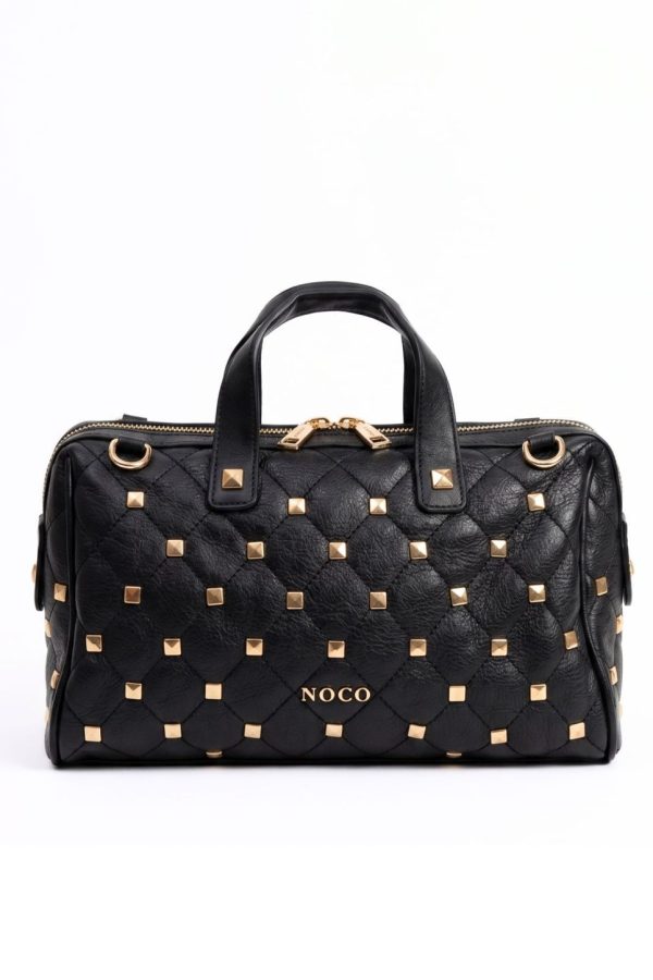 Bolso con doble cadena extraíble negro