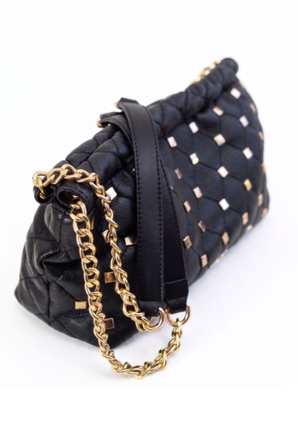 Vista frontal bolso baguette elegante NOCO