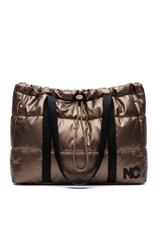 Shopper ligero para gym o weekend bronce