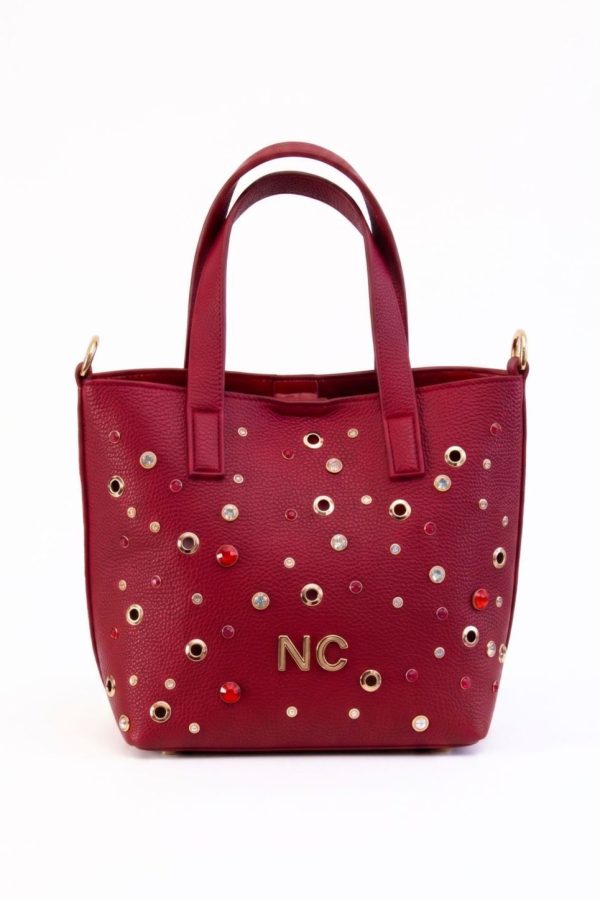 Bolso pequeño elegante con textura granulada