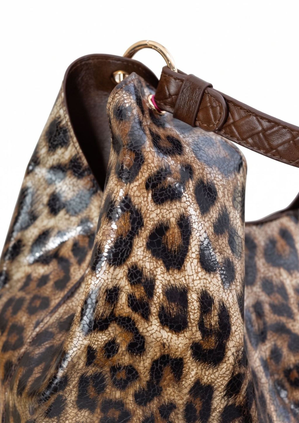 Bolso hobo leopardo para mujer marron noco Asa superior en bolso leopardo NOCO