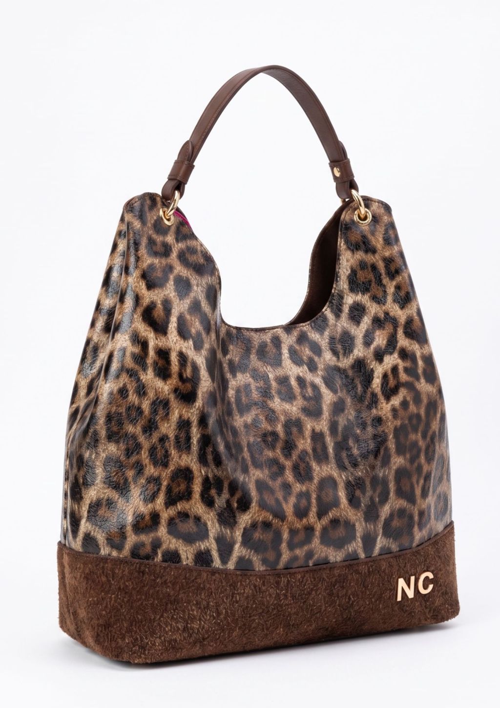 Bolso hobo leopardo para mujer NOCO Bolso hobo leopardo para mujer