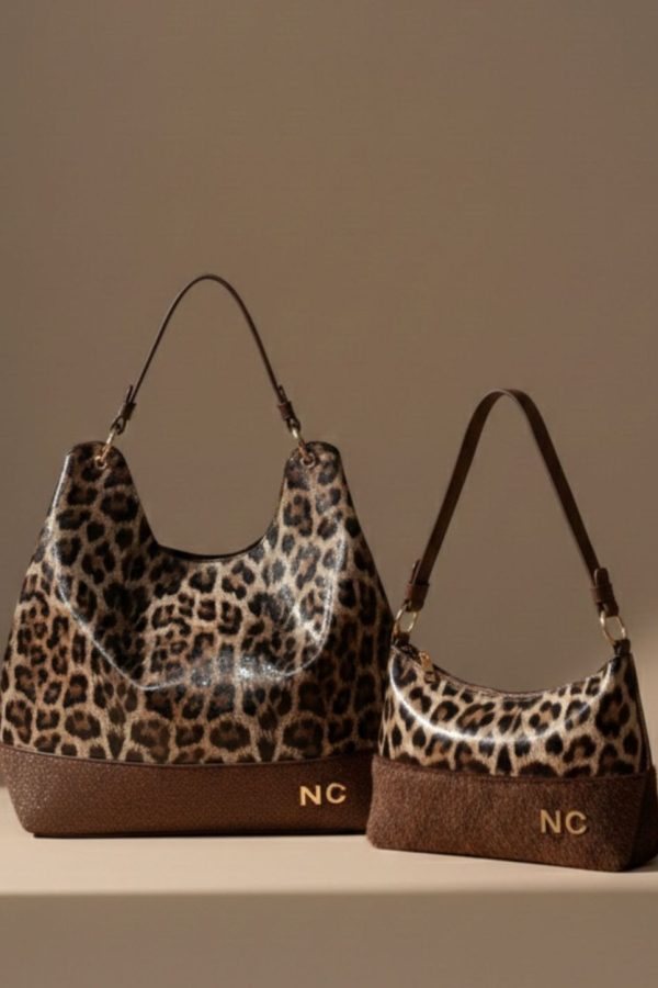Bolso moderno animal print mujer