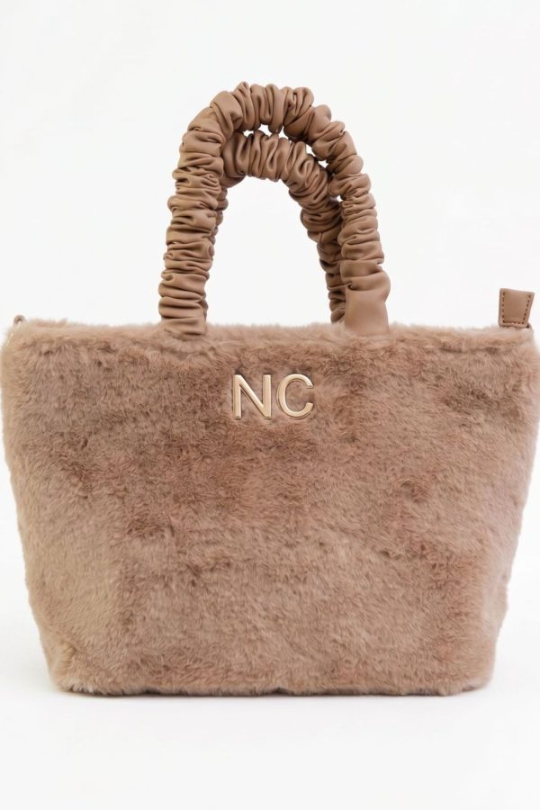 Bolso tote con correa bandolera cruzada NOCO beige