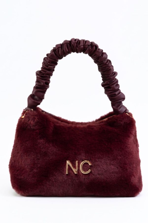 Bolso suave y elegante para otoño invierno granate