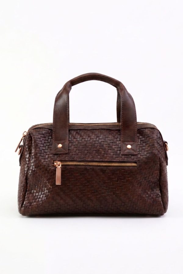 Bolso mediano efecto trenzado NOCO