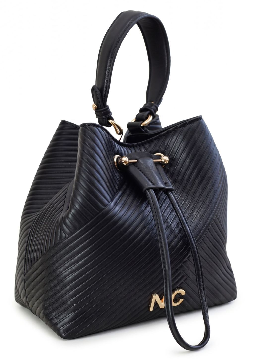 Bombonera mediana elegante y cómoda Diseño elegante bolso NOCO mujer negro