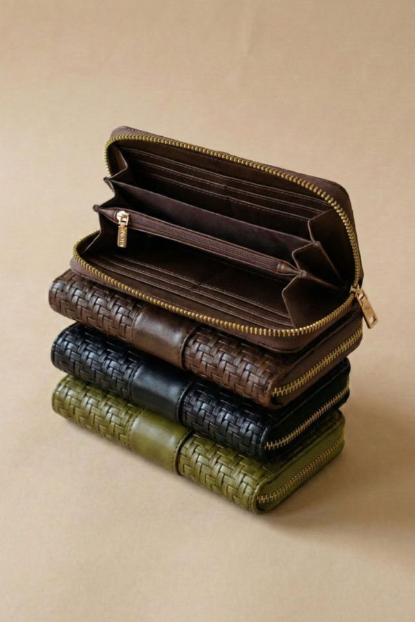 Monedero con bolsillo interior para monedas