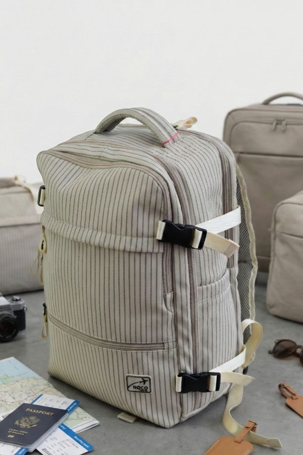 Mochila NOCO Travel ultrafuncional crema
