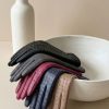 Guantes de piel vegana con tachuelas plata mujer invierno