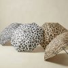Paraguas bastón con estampado de leopardo en tonos neutros